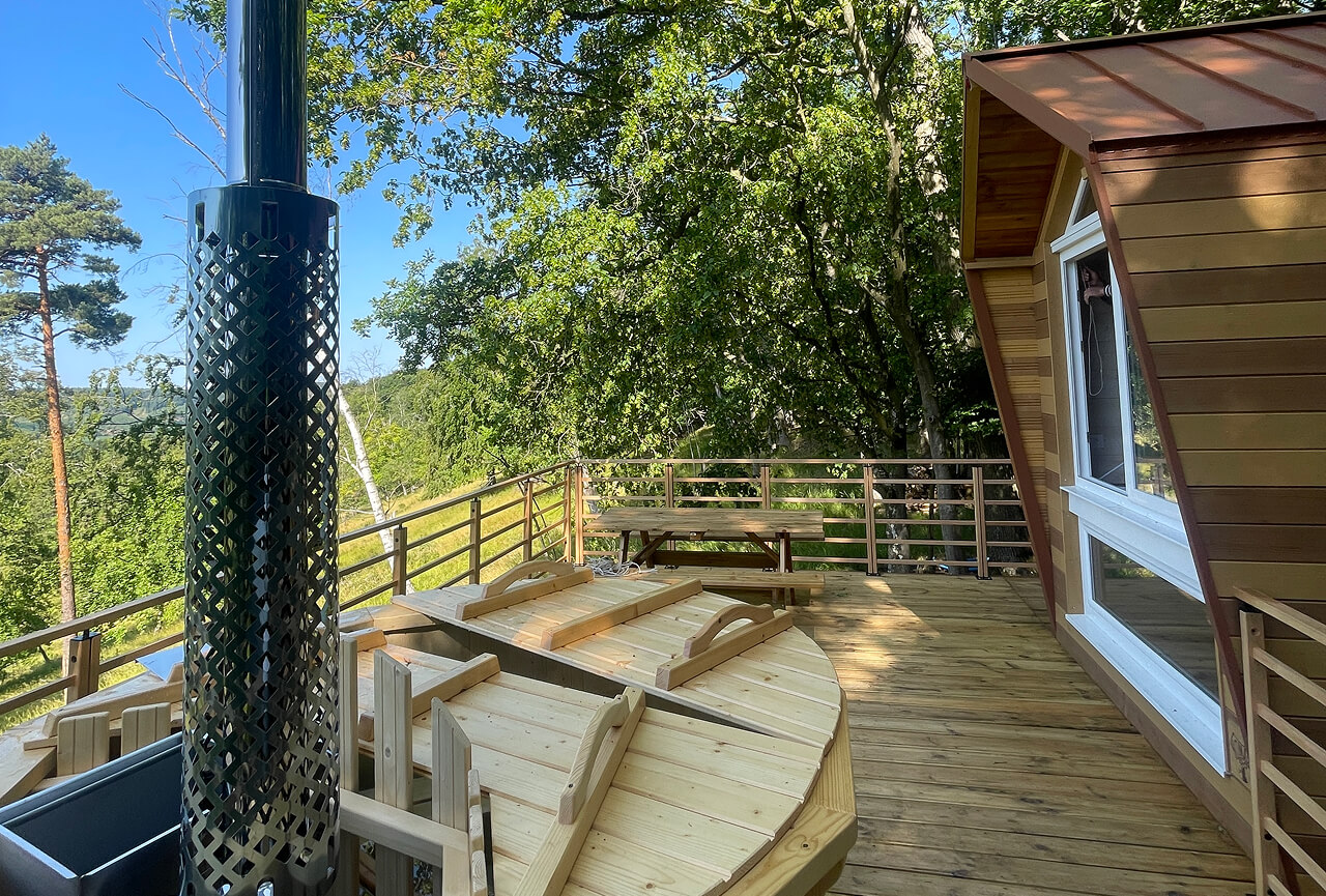 Tiny House 4 personnes, Logement atypique en forêt